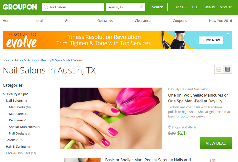 Groupon’s offering some big deals on Wellness treatments
